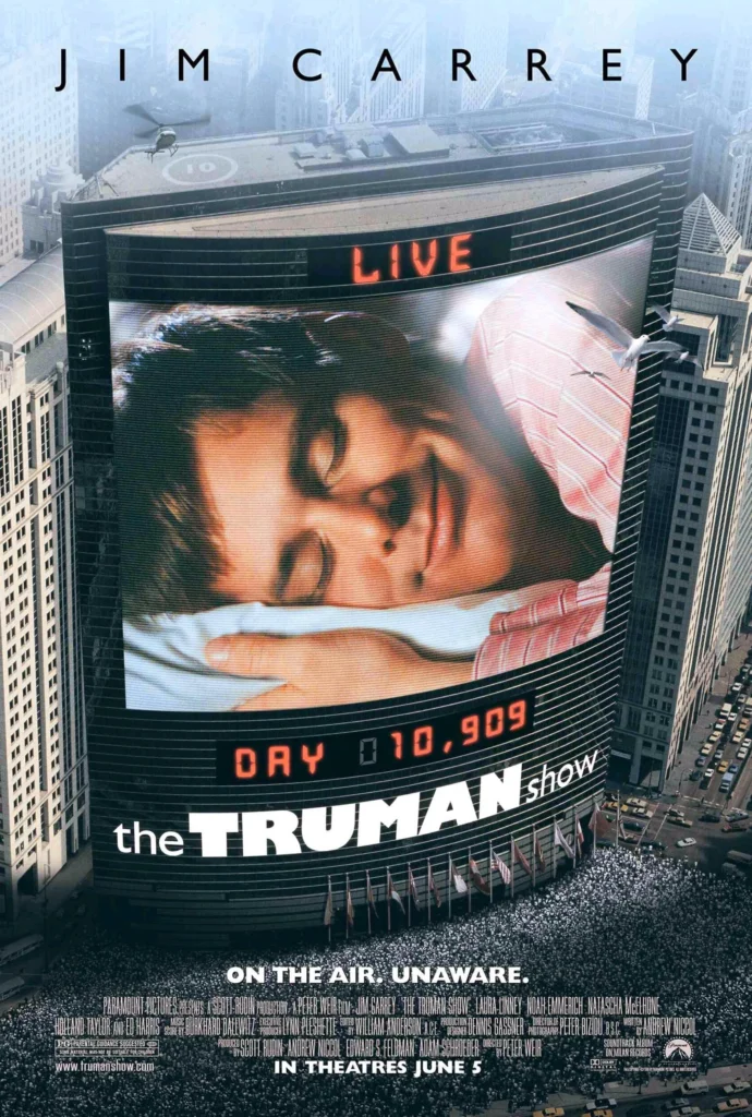 Jim Carrey in a truly visionary film - The Truman Show!